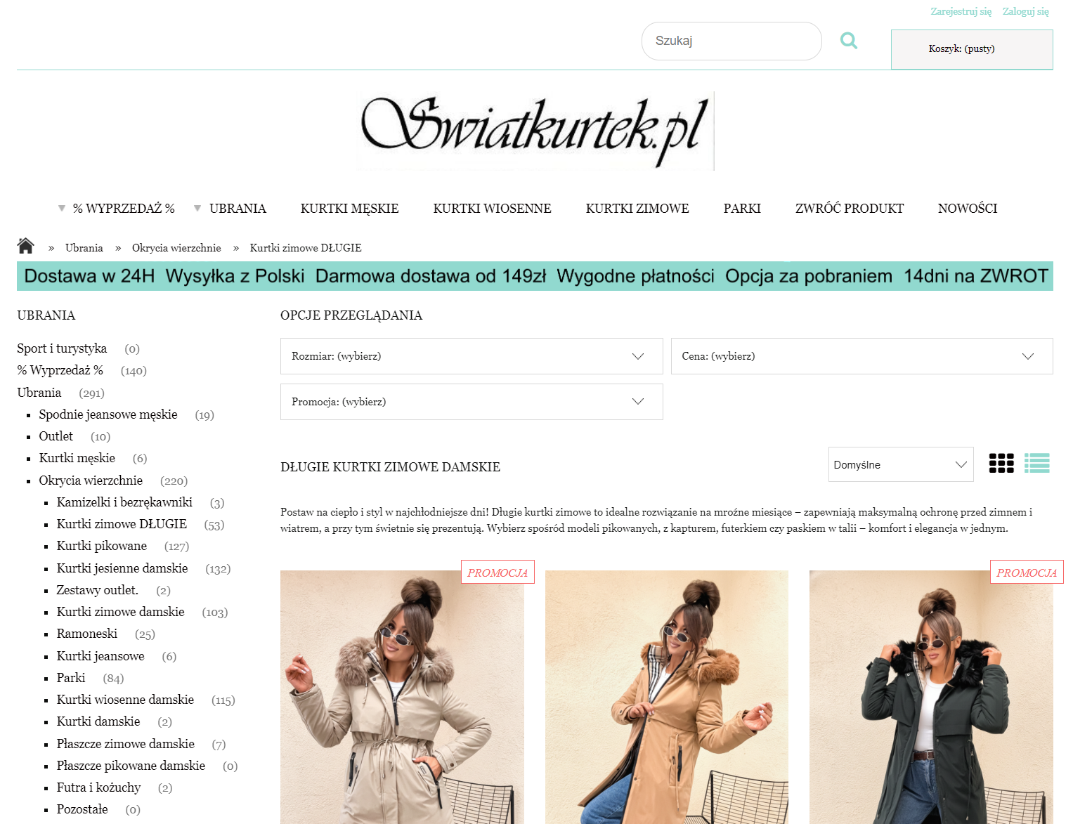 Długie kurtki zimowe damskie – jak wybrać model, który naprawdę da ciepło?