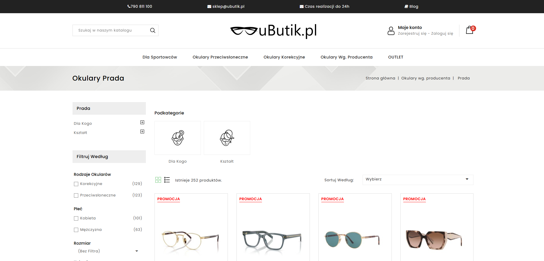 Okulary Prada – symbol luksusu i nowoczesnej elegancji